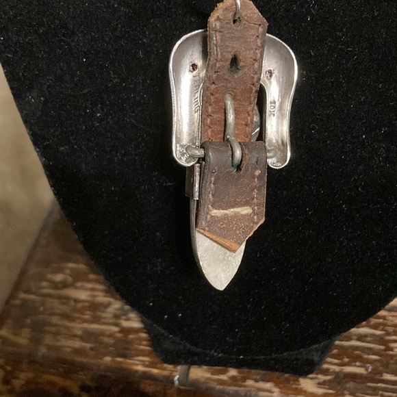 Remade old 10K and Sterling watch band necklace - Picture 7 of 16